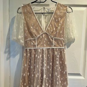 Mesh Star Romper Size Small